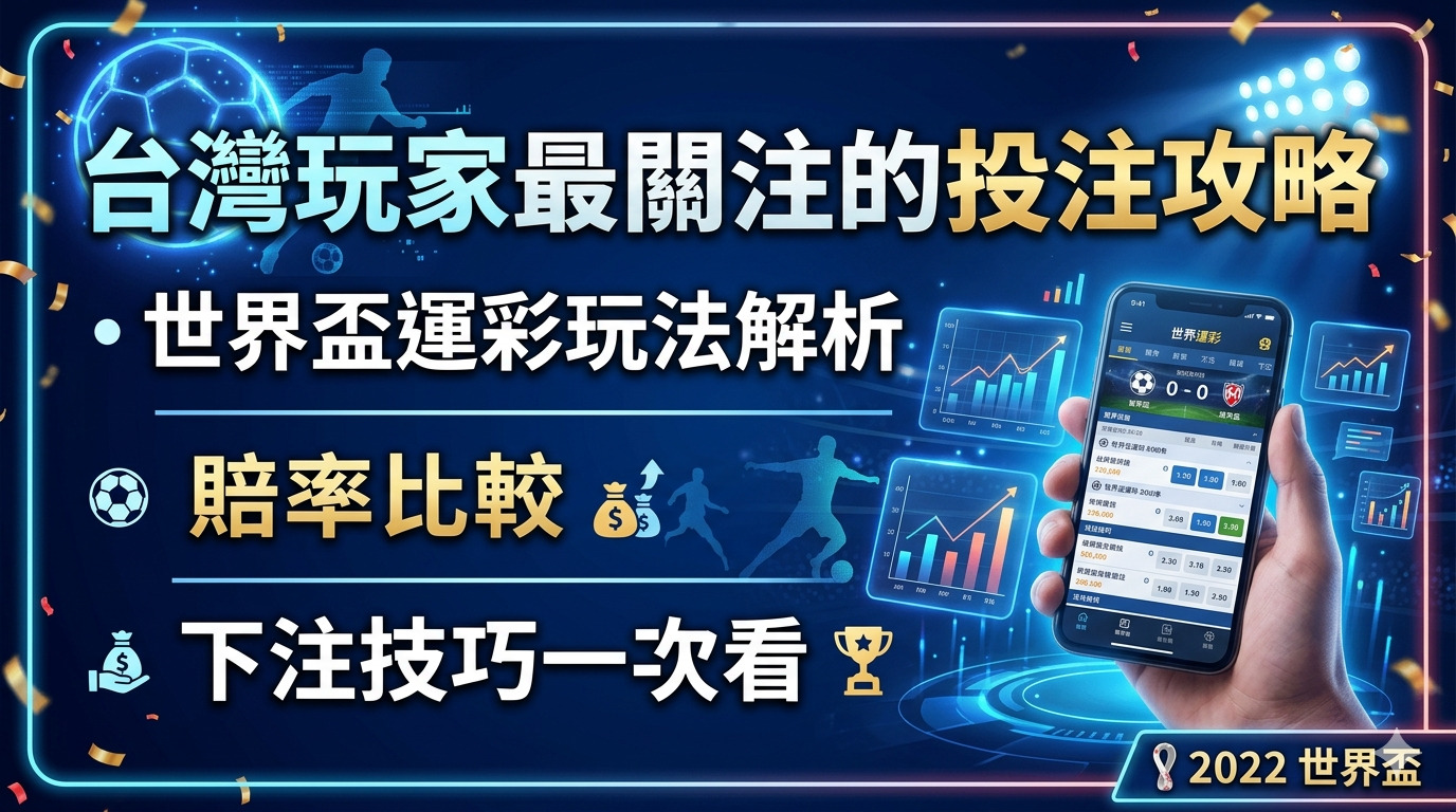 台灣玩家最關注的投注攻略：世界盃運彩玩法解析、賠率比較與下注技巧一次看